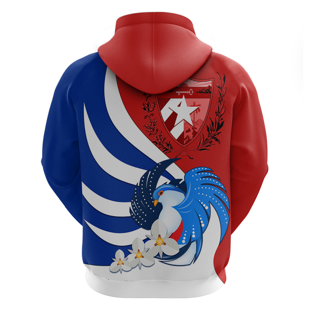 Cuba Liberation Day Hoodie Patria o Muerte Venceremos Tocororo With White Mariposa LT01