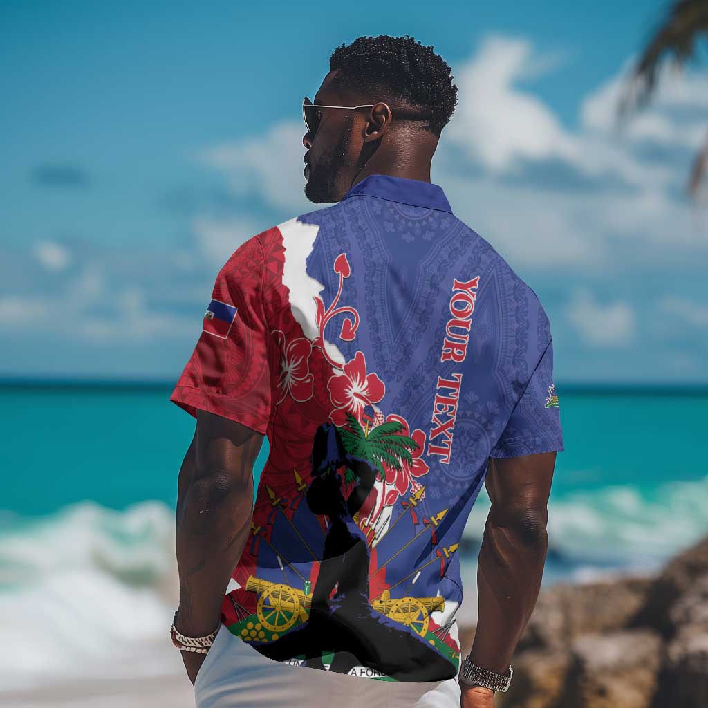 Personalised Afro Haiti Le Marron Inconnu Hawaiian Shirt Dashiki Mix Polynesian Pattern LT01