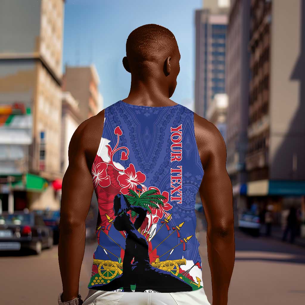 Personalised Afro Haiti Le Marron Inconnu Men Tank Top Dashiki Mix Polynesian Pattern LT01