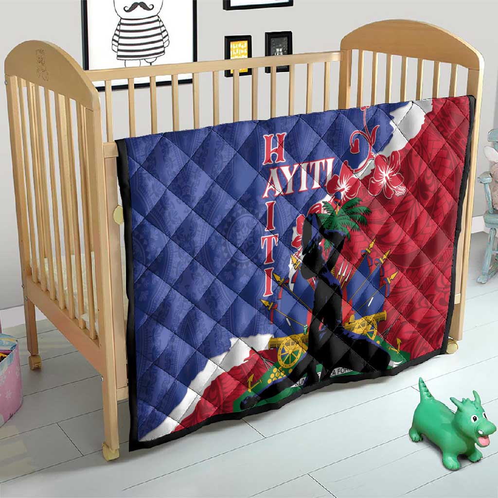 Personalised Afro Haiti Le Marron Inconnu Quilt Dashiki Mix Polynesian Pattern LT01