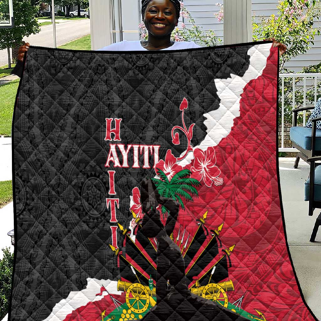Personalised Afro Ayiti Neg Marron Quilt Dashiki Mix Polynesian Pattern LT01
