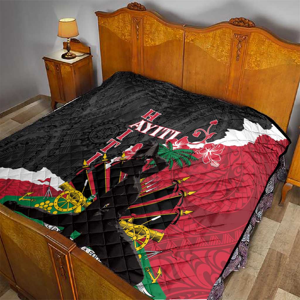 Personalised Afro Ayiti Neg Marron Quilt Dashiki Mix Polynesian Pattern LT01