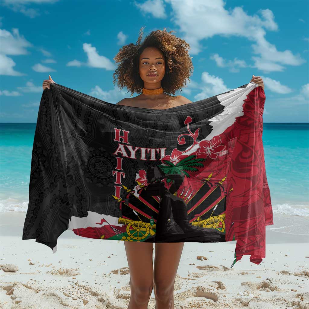 Personalised Afro Ayiti Neg Marron Sarong Dashiki Mix Polynesian Pattern LT01