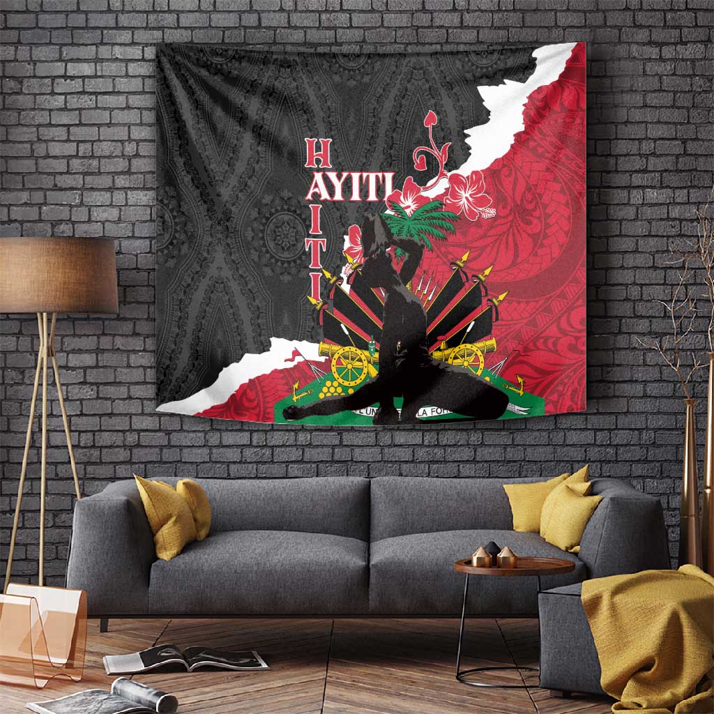 Personalised Afro Ayiti Neg Marron Tapestry Dashiki Mix Polynesian Pattern LT01
