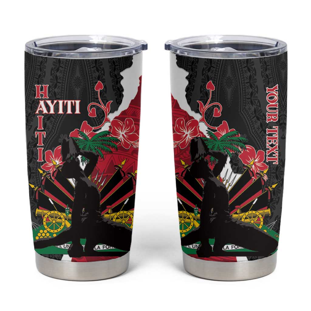 Personalised Afro Ayiti Neg Marron Tumbler Cup Dashiki Mix Polynesian Pattern LT01