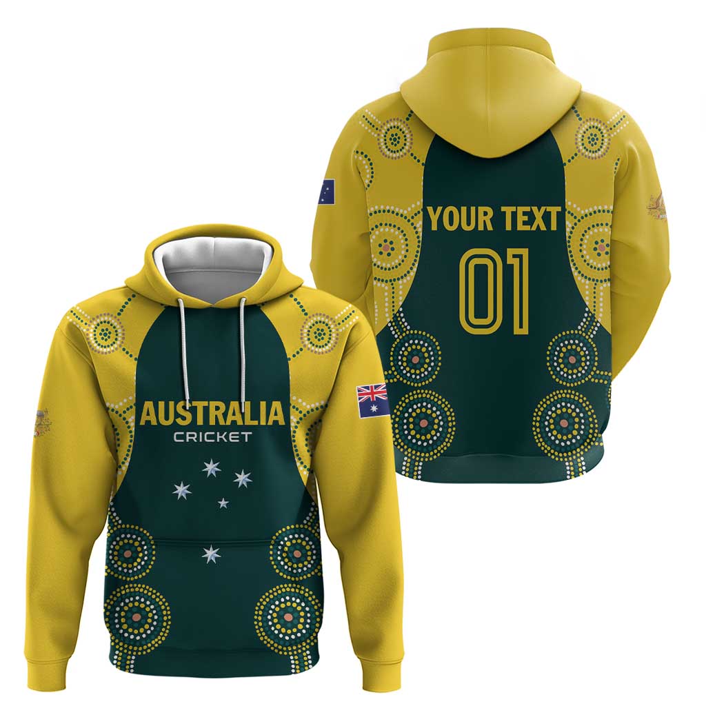 Custom Australia Cricket Hoodie Aussies Champions LT01