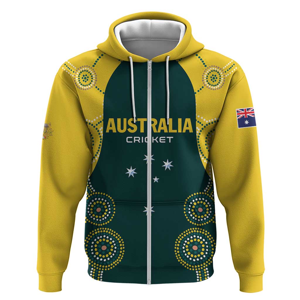 Custom Australia Cricket Hoodie Aussies Champions LT01