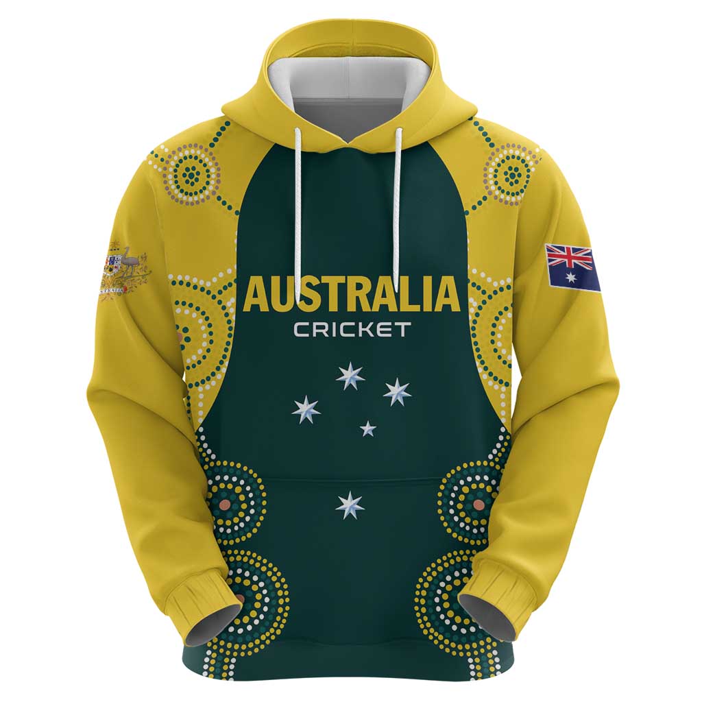 Custom Australia Cricket Hoodie Aussies Champions LT01