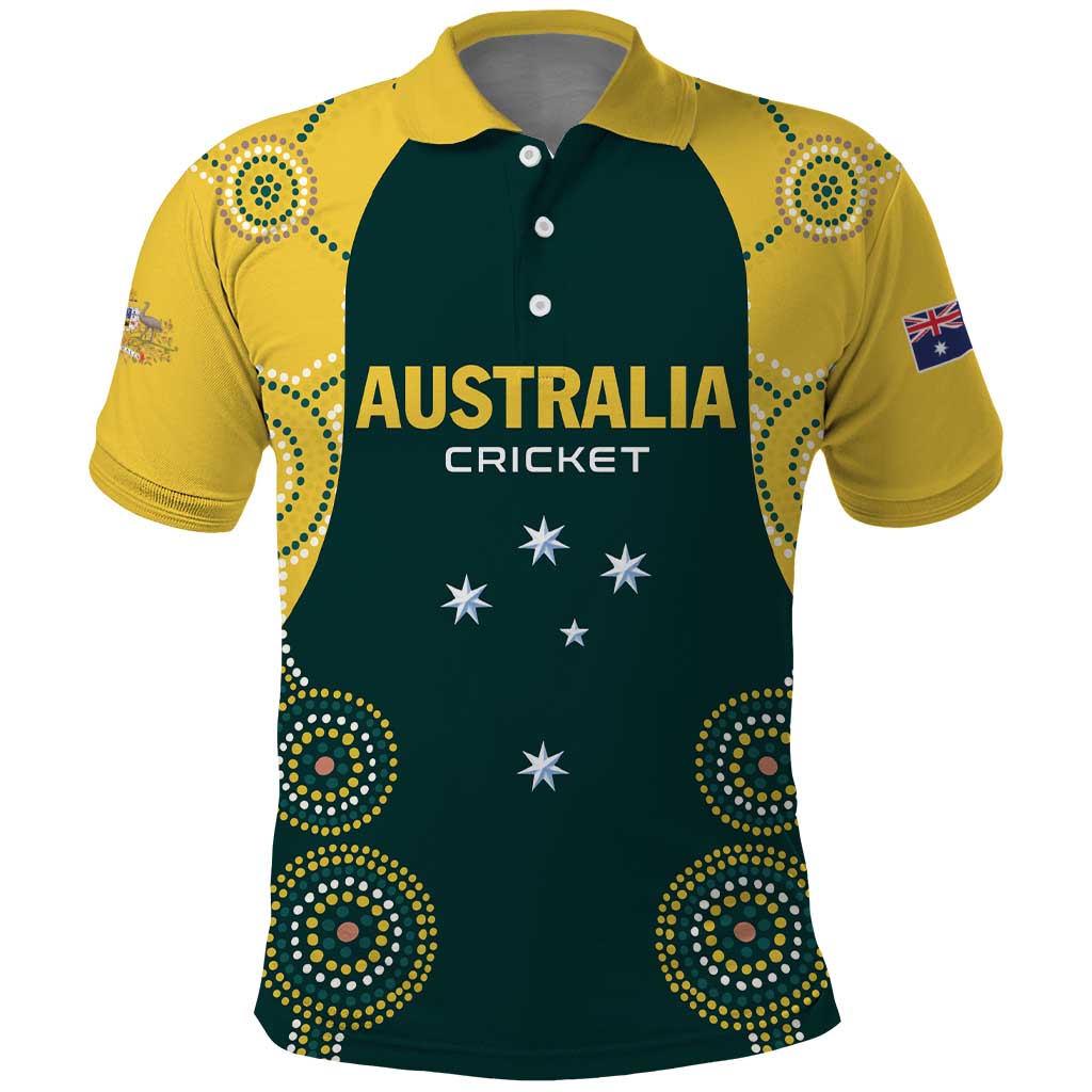 Custom Australia Cricket Polo Shirt Aussies Champions LT01