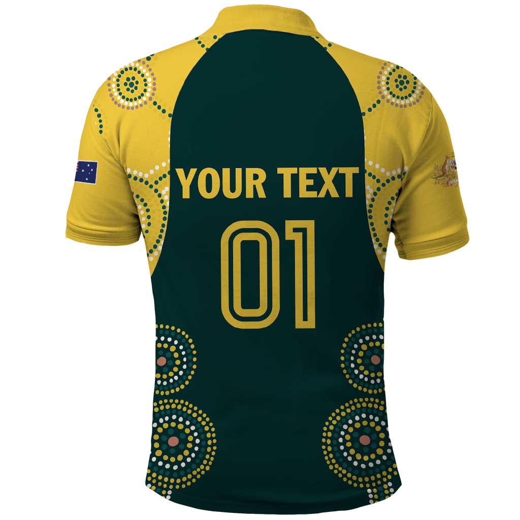 Custom Australia Cricket Polo Shirt Aussies Champions LT01