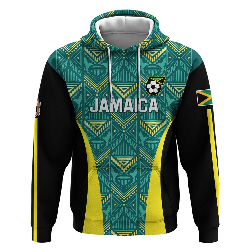 Custom Jamaica Football Hoodie We Believe Reggae Boyz LT01