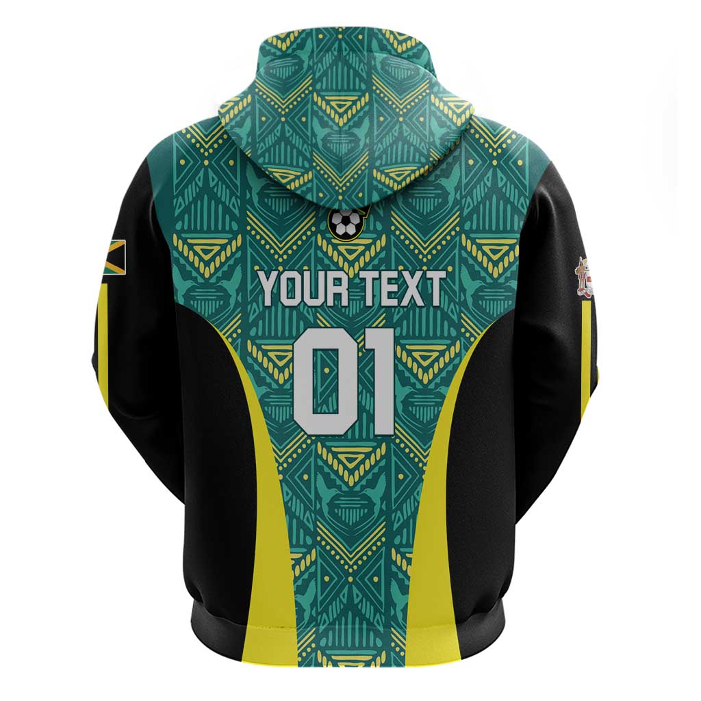 Custom Jamaica Football Hoodie We Believe Reggae Boyz LT01