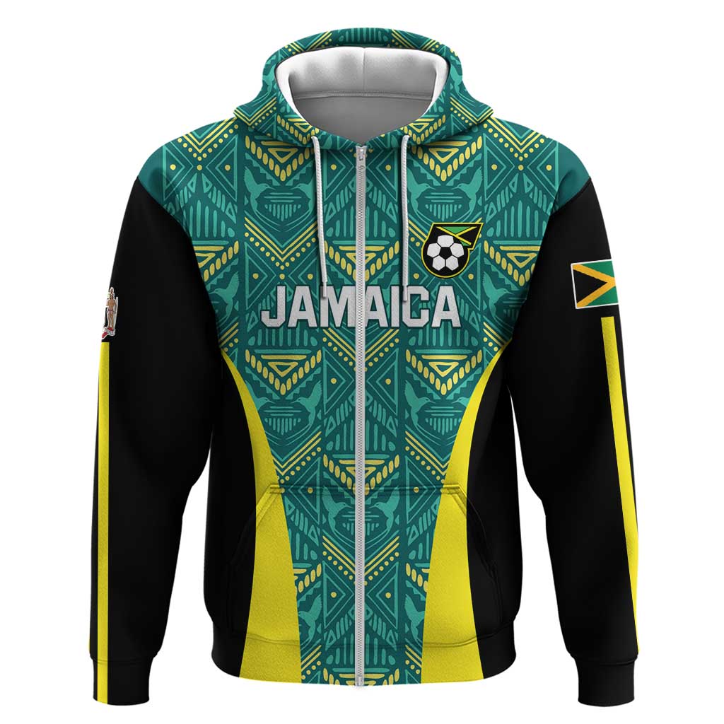 Custom Jamaica Football Hoodie We Believe Reggae Boyz LT01