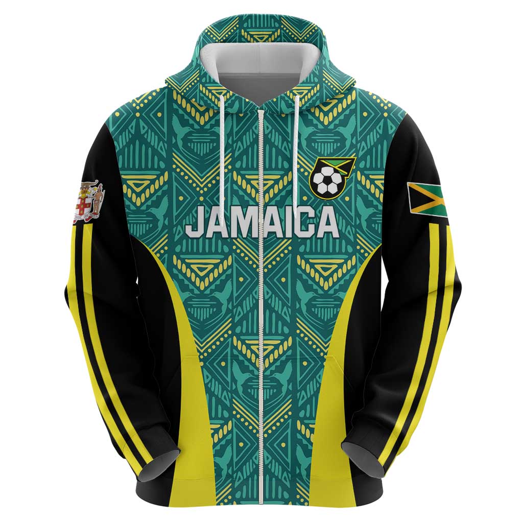 Custom Jamaica Football Hoodie We Believe Reggae Boyz LT01