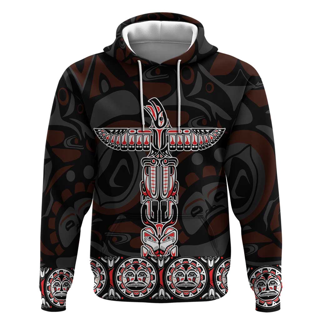 Canada Haida Totem Hoodie Haida Spirit LT01