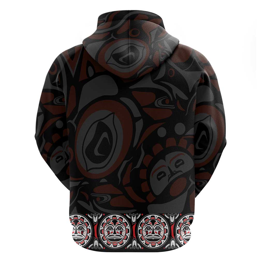 Canada Haida Totem Hoodie Haida Spirit LT01