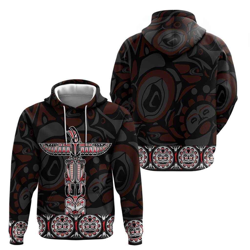 Canada Haida Totem Hoodie Haida Spirit LT01