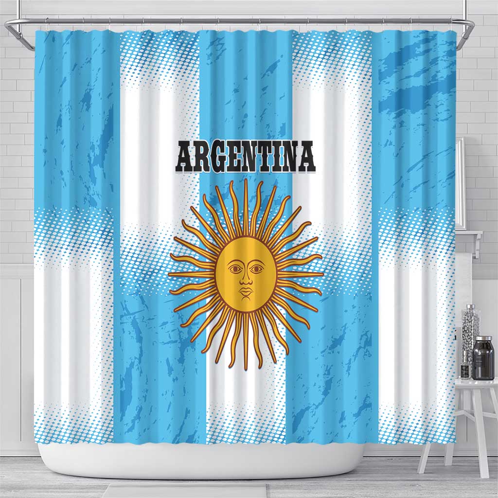 Argentina Football Shower Curtain LT01
