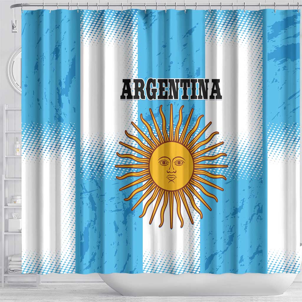 Argentina Football Shower Curtain LT01