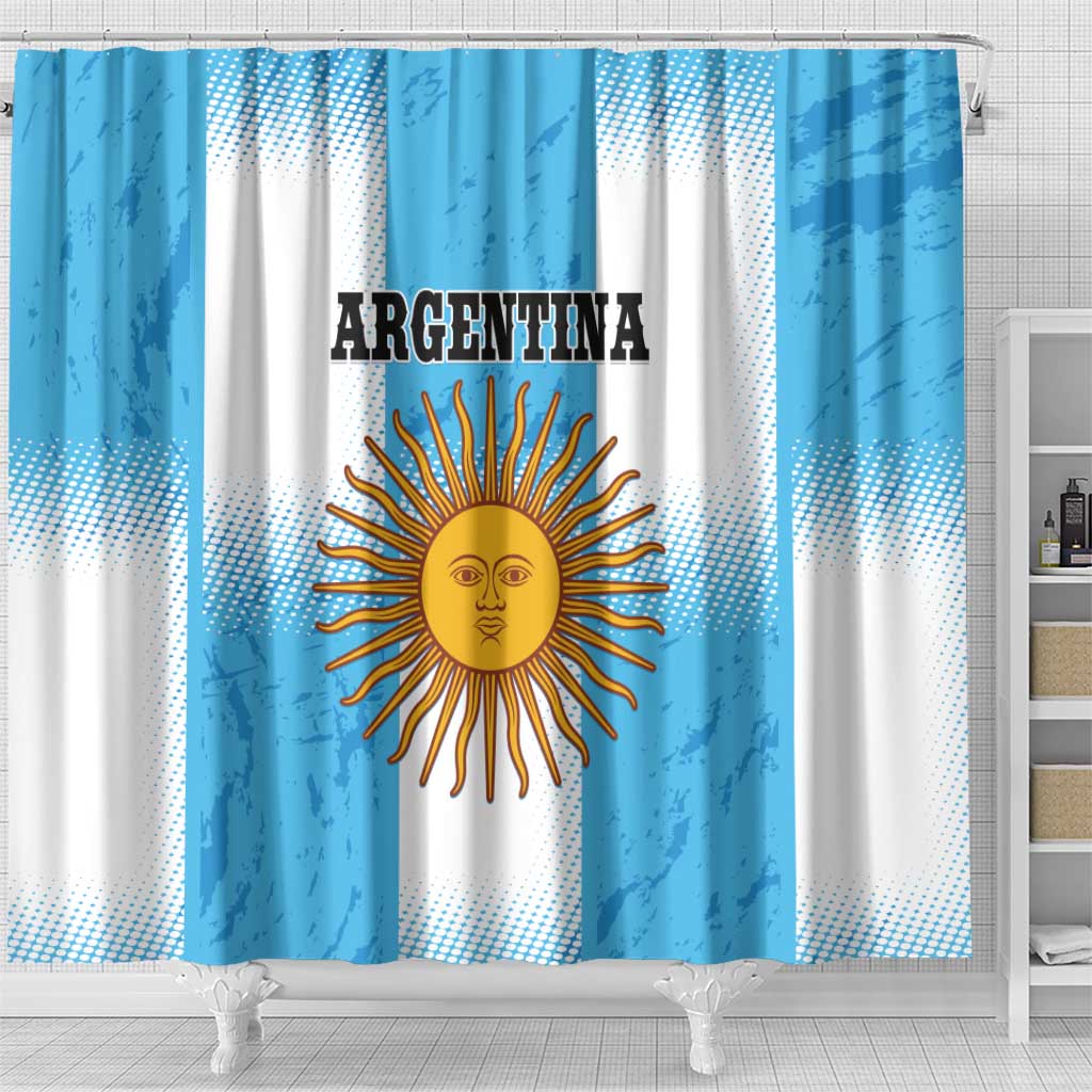 Argentina Football Shower Curtain LT01