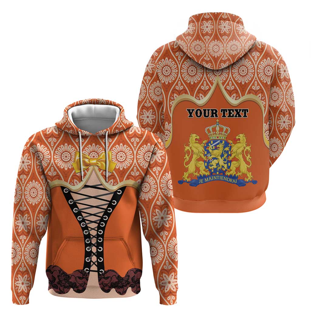 Personalised Netherlands Koningsdag 2025 Hoodie King's Day Dutch Costume Spirit LT01
