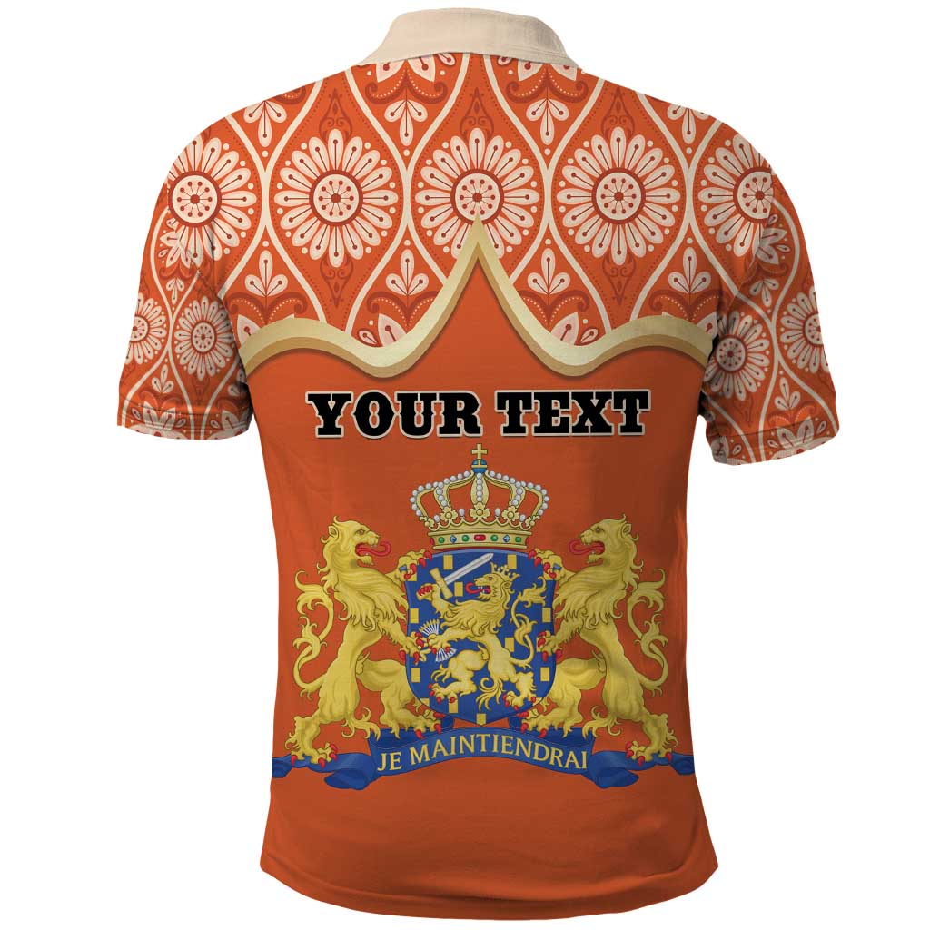 Personalised Netherlands Koningsdag 2025 Polo Shirt King's Day Dutch Costume Spirit LT01
