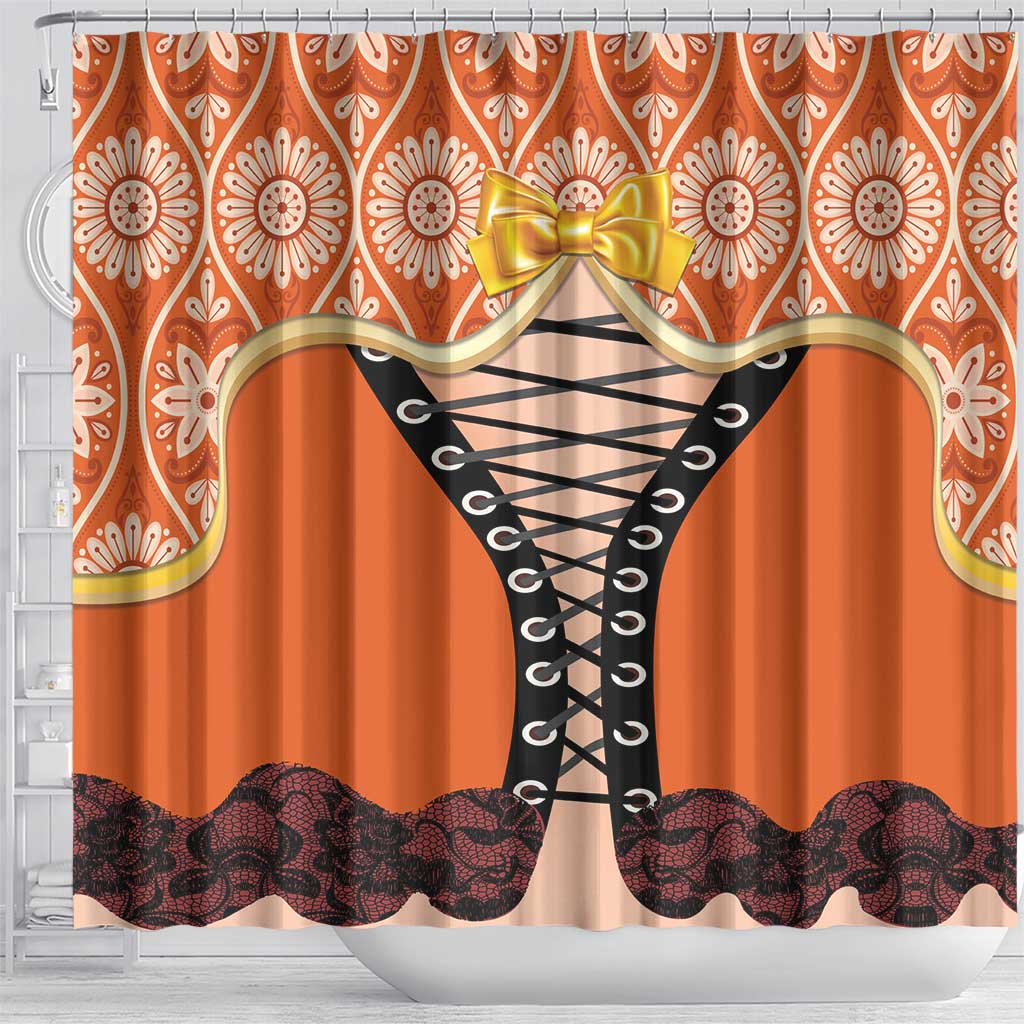 Netherlands Koningsdag 2025 Shower Curtain King's Day Dutch Costume Spirit LT01