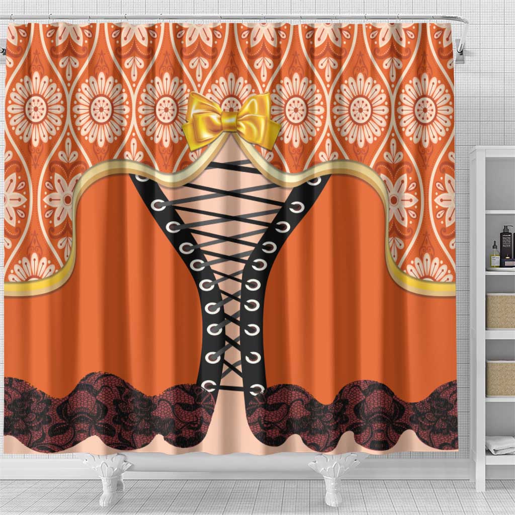 Netherlands Koningsdag 2025 Shower Curtain King's Day Dutch Costume Spirit LT01
