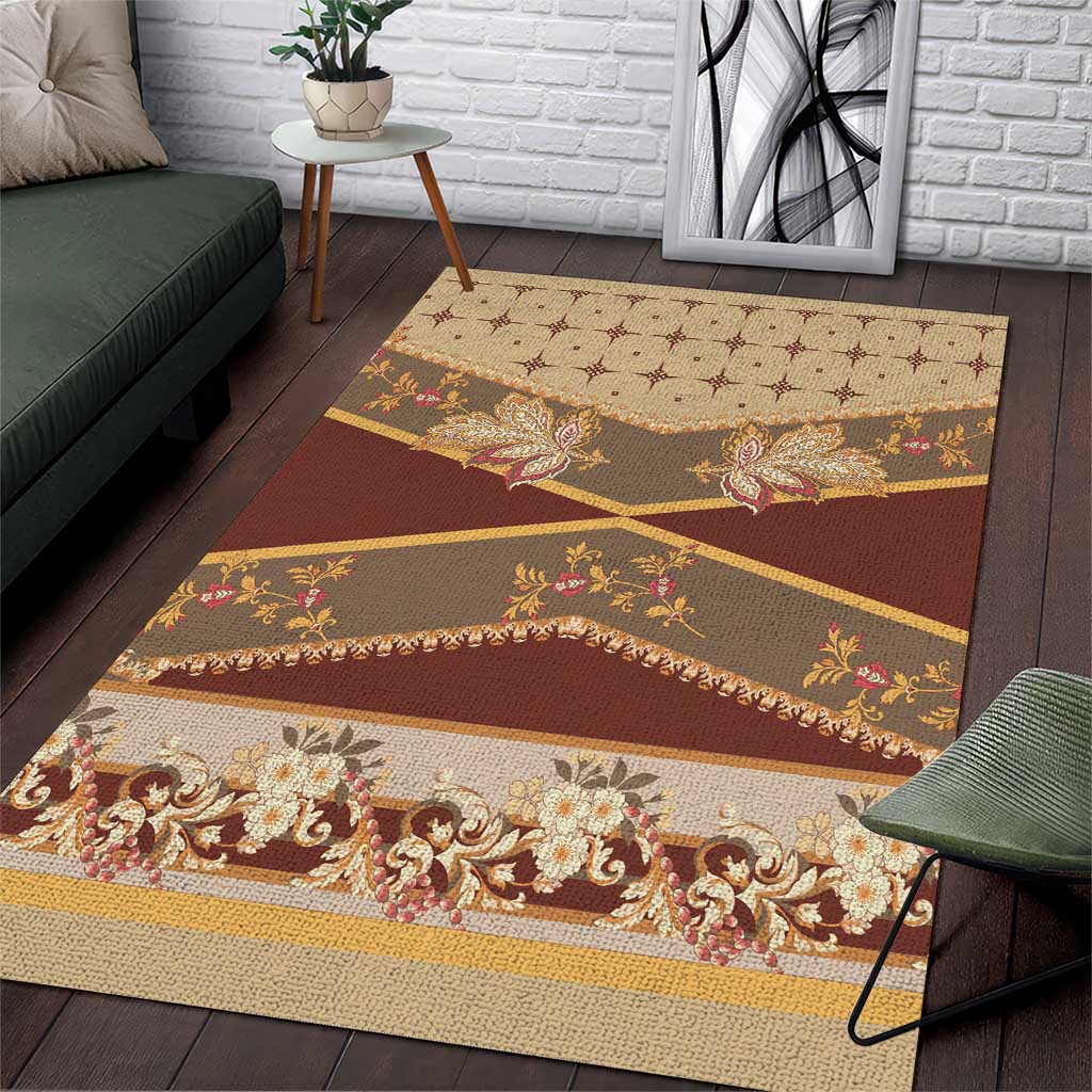Mughal Empire Motif Unique Area Rug LT01