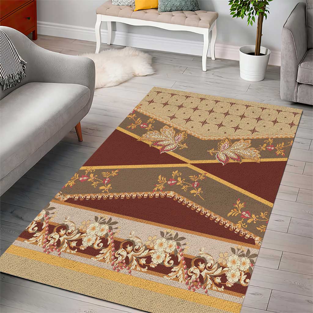 Mughal Empire Motif Unique Area Rug LT01