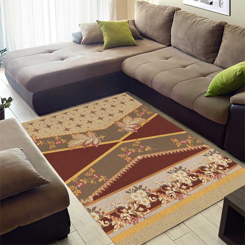 Mughal Empire Motif Unique Area Rug LT01