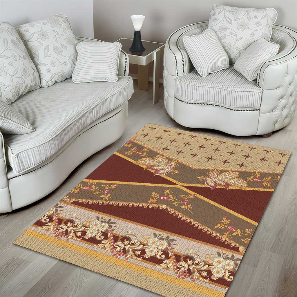 Mughal Empire Motif Unique Area Rug LT01