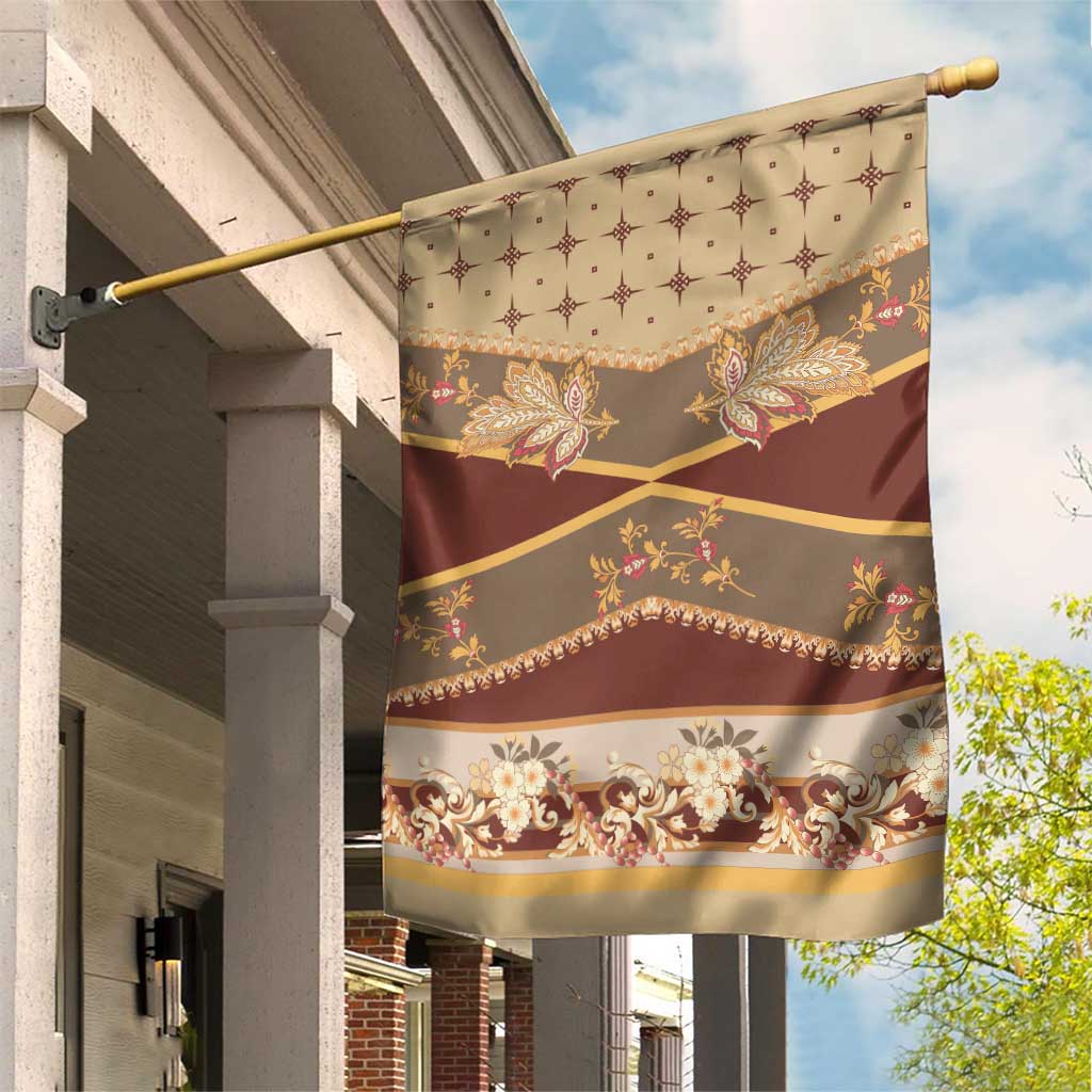 Mughal Empire Motif Unique Garden Flag LT01