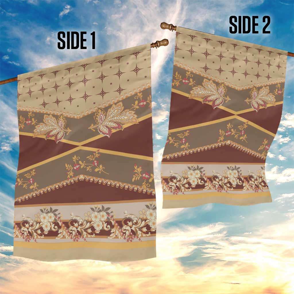 Mughal Empire Motif Unique Garden Flag LT01
