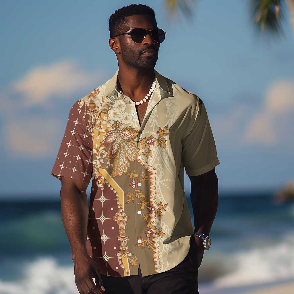 Mughal Empire Motif Unique Hawaiian Shirt LT01