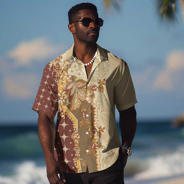 Mughal Empire Motif Unique Hawaiian Shirt LT01
