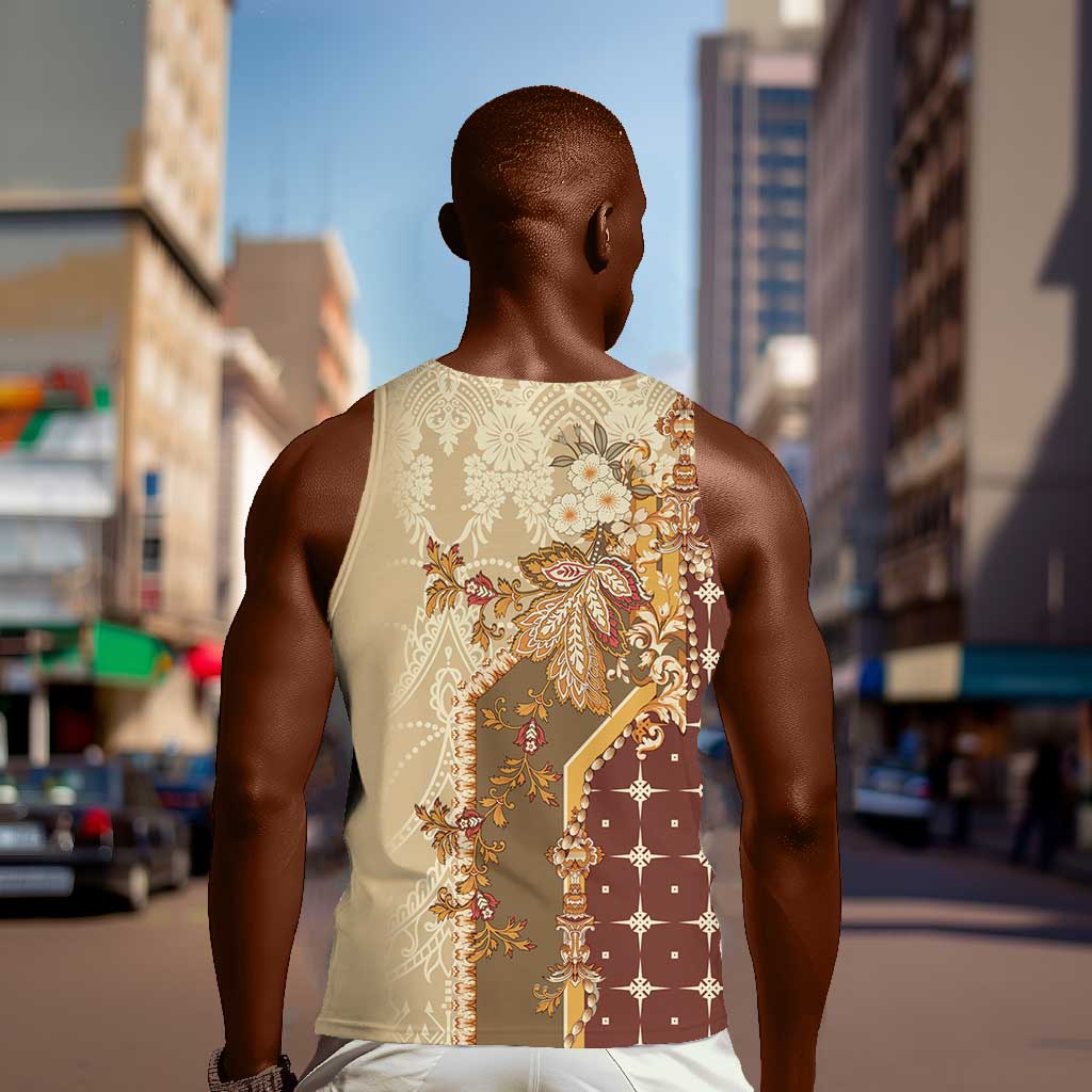 Mughal Empire Motif Unique Men Tank Top LT01