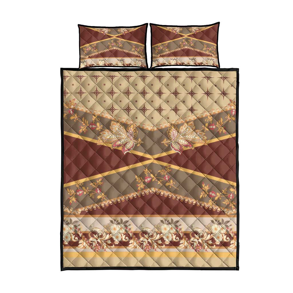 Mughal Empire Motif Unique Quilt Bed Set LT01