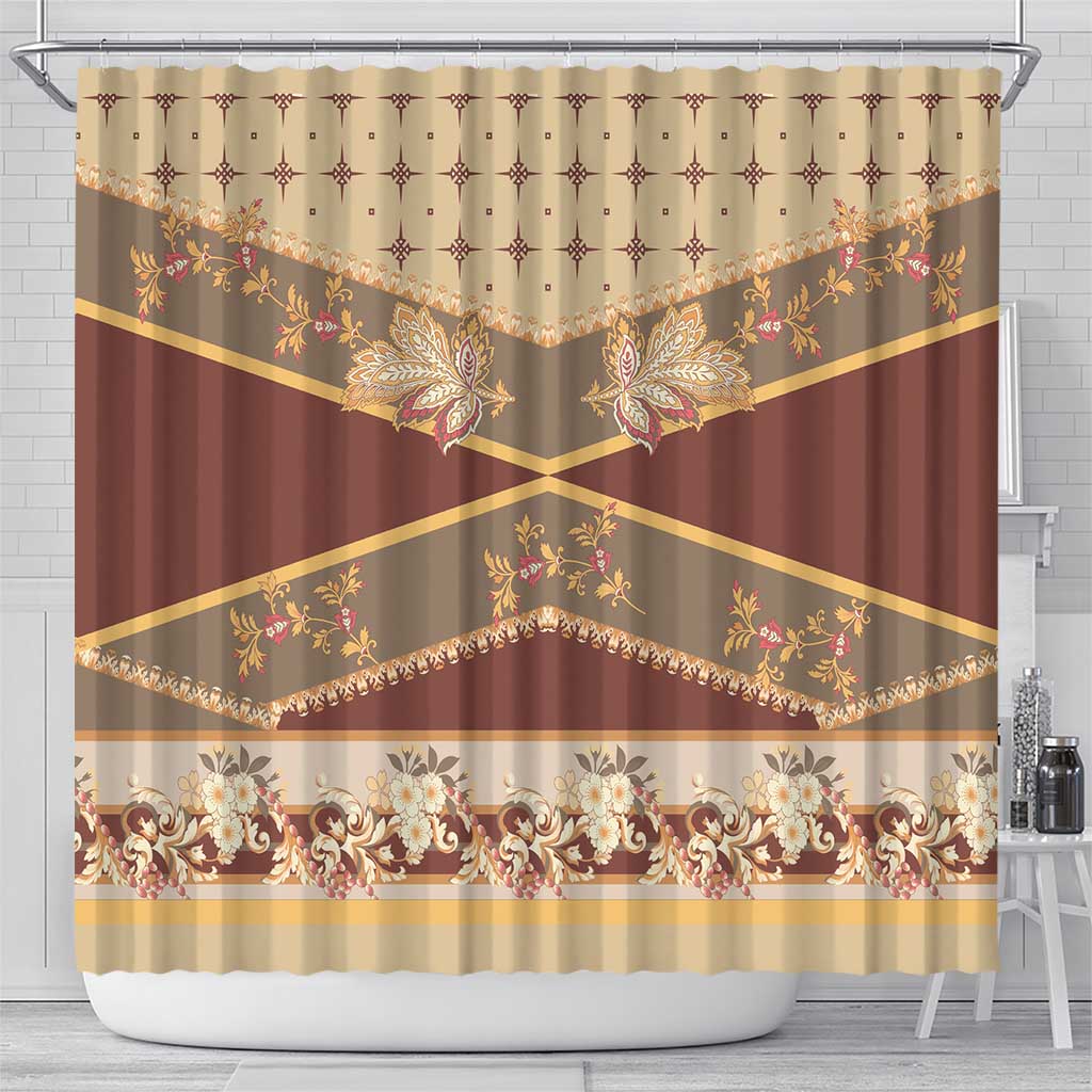 Mughal Empire Motif Unique Shower Curtain LT01