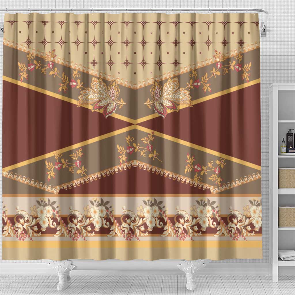 Mughal Empire Motif Unique Shower Curtain LT01