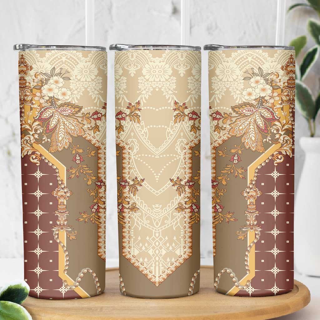 Mughal Empire Motif Unique Skinny Tumbler LT01