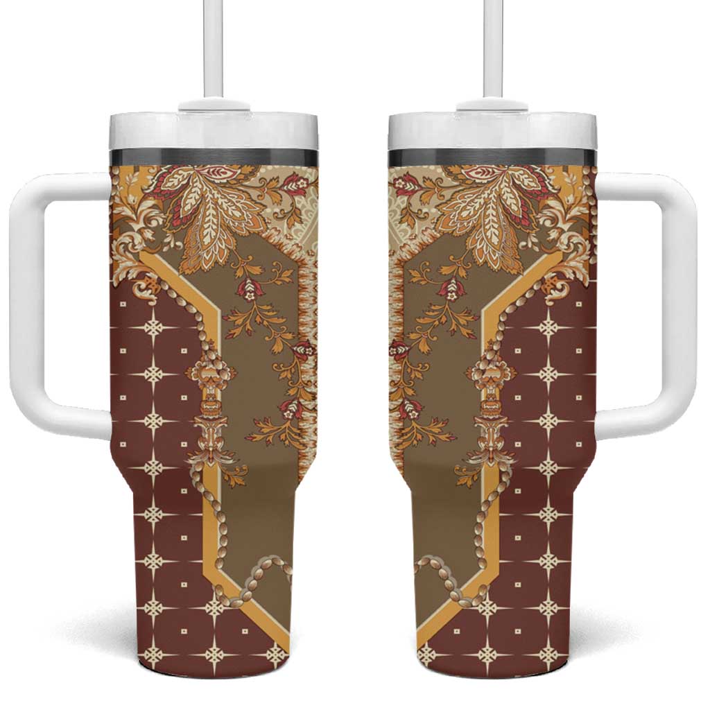 Mughal Empire Motif Unique Tumbler With Handle LT01