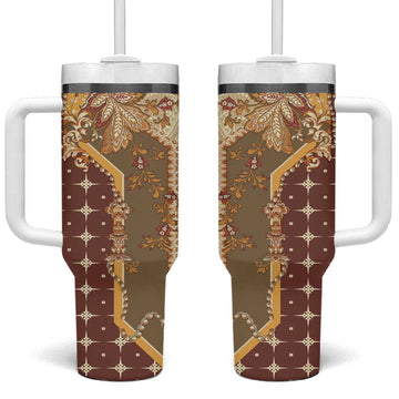 Mughal Empire Motif Unique Tumbler With Handle LT01