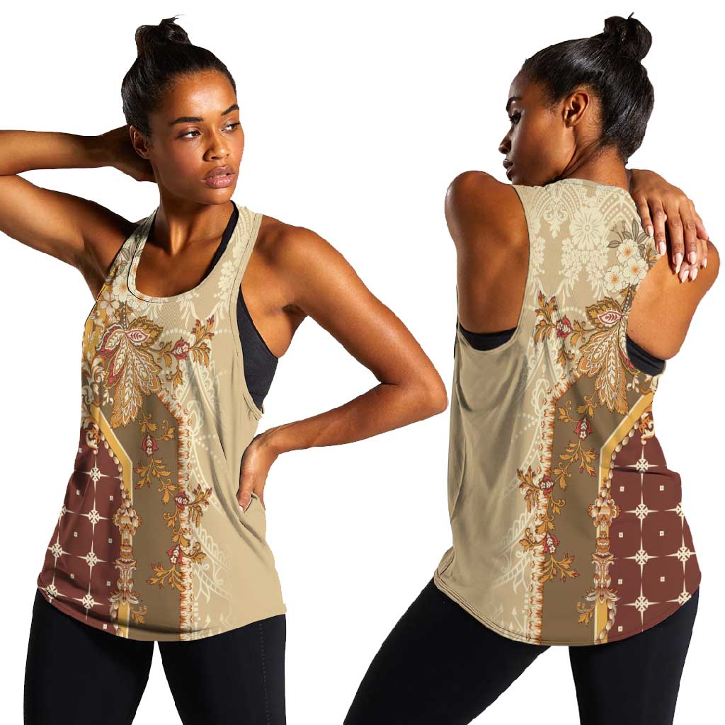 Mughal Empire Motif Unique Women Racerback Tank LT01
