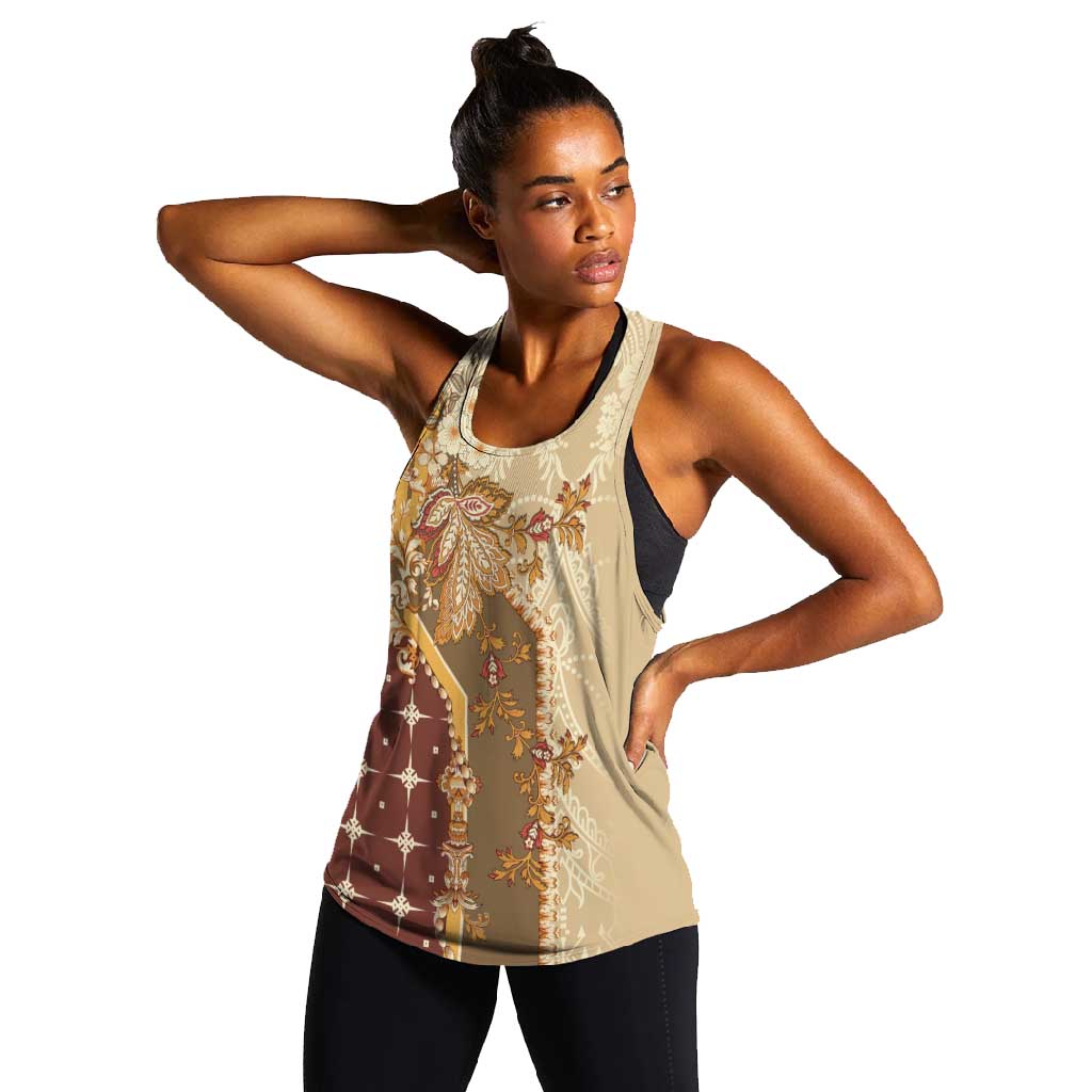 Mughal Empire Motif Unique Women Racerback Tank LT01