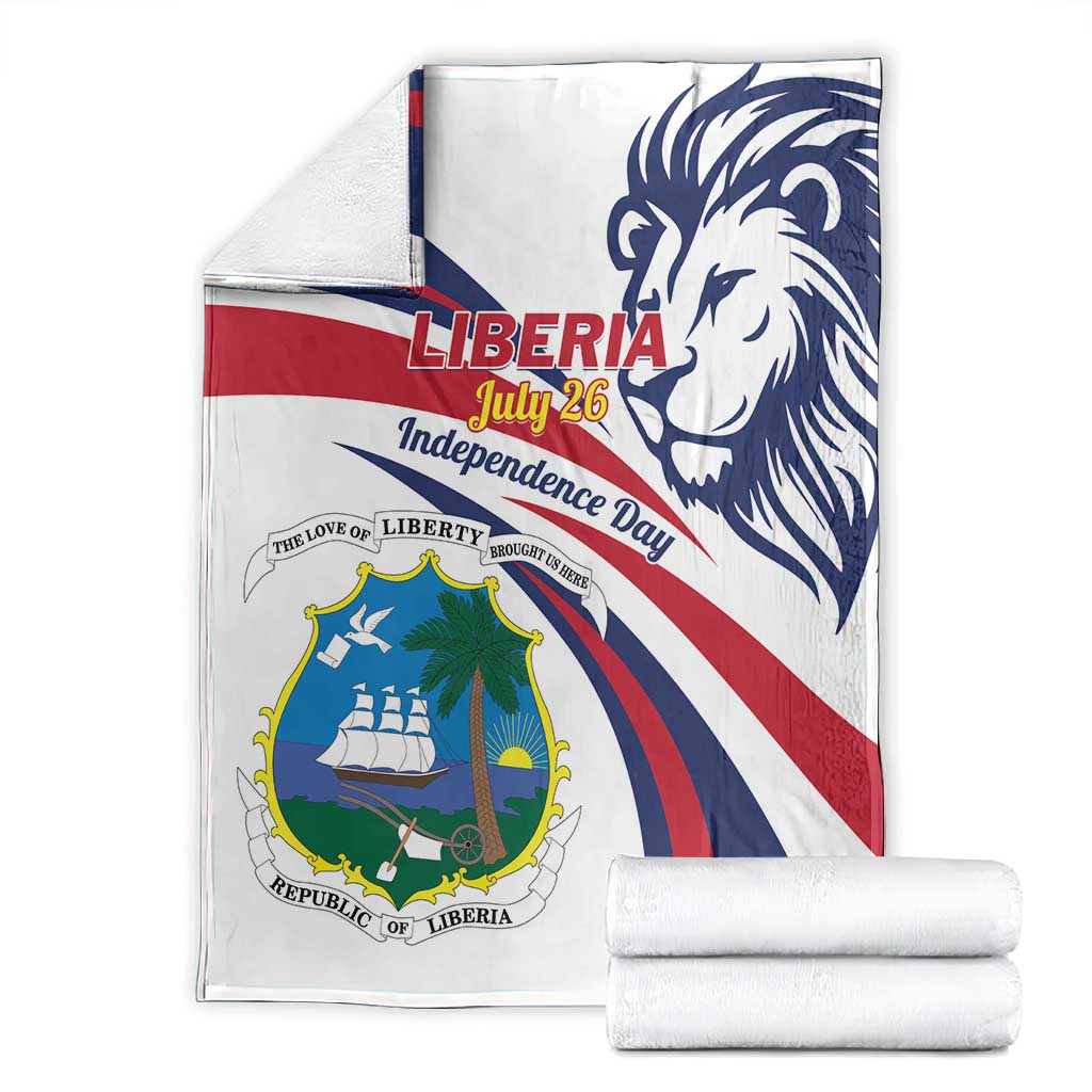 Liberia Independence Day Blanket July 26 Lion Coat of Arms LT01