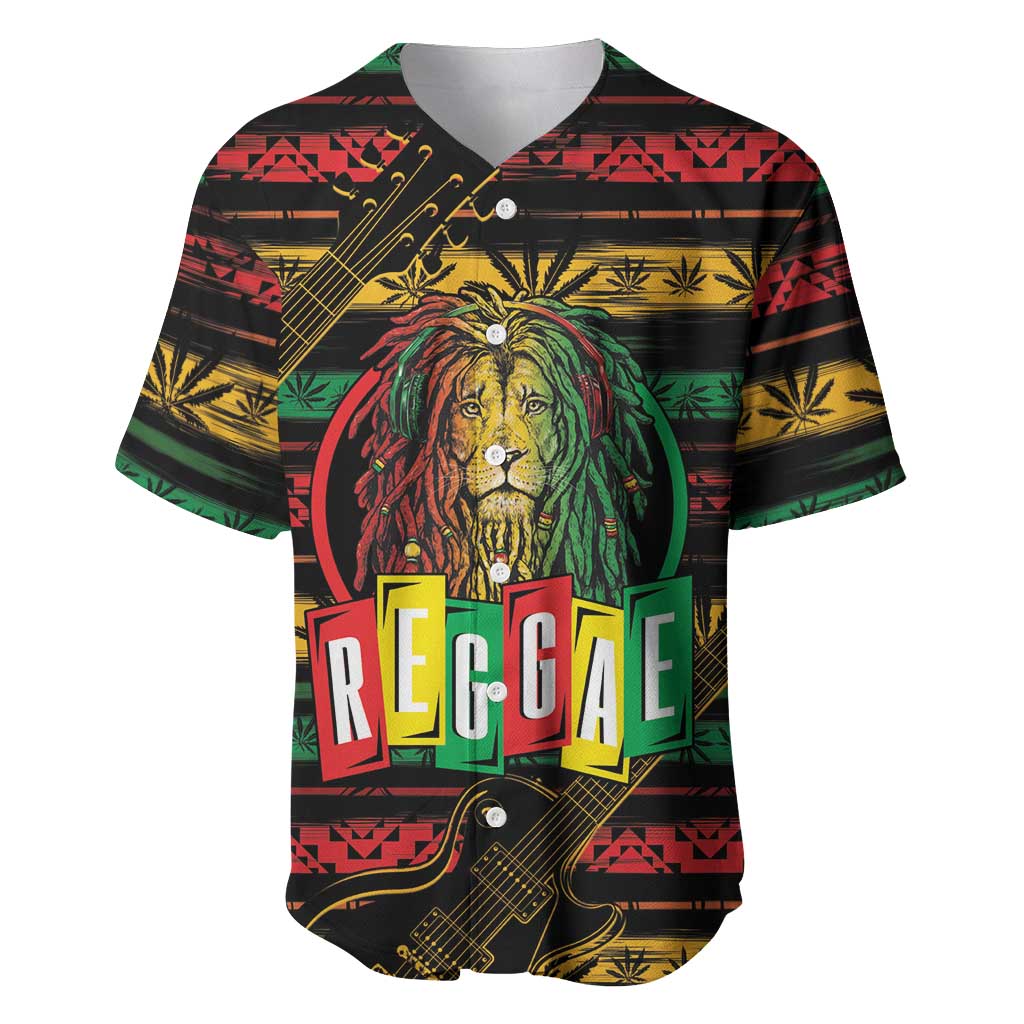 International Reggae Day Baseball Jersey Rastafarian Lion Legend of Reggae LT01
