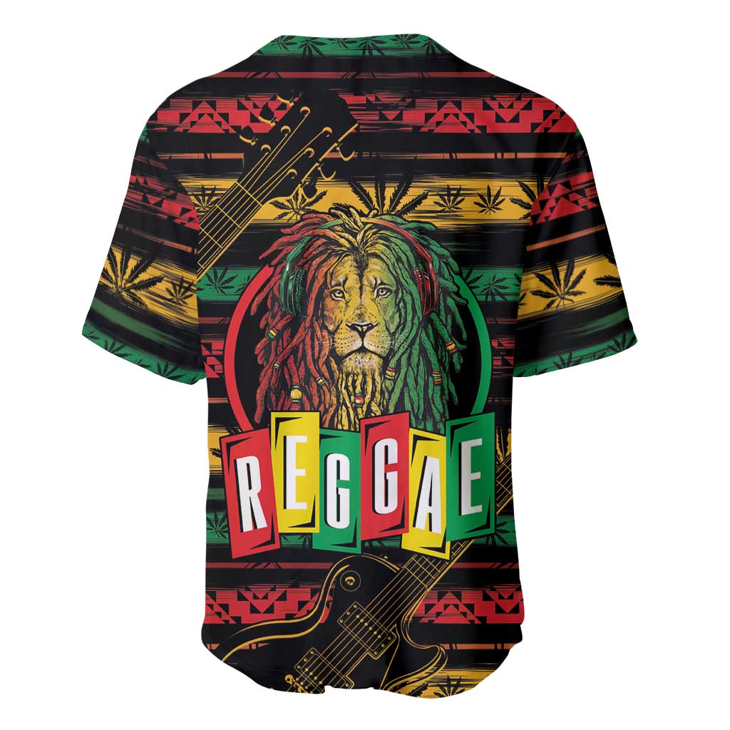 International Reggae Day Baseball Jersey Rastafarian Lion Legend of Reggae LT01