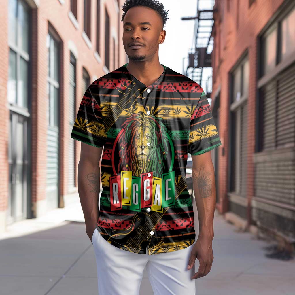 International Reggae Day Baseball Jersey Rastafarian Lion Legend of Reggae LT01