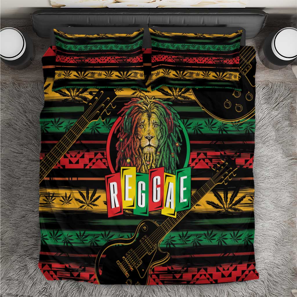 International Reggae Day Bedding Set Rastafarian Lion Legend of Reggae LT01